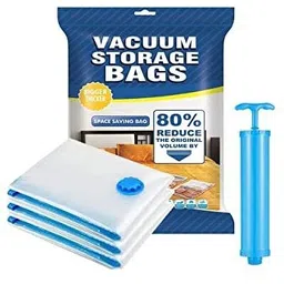 dn brothers 5Pack Vacuum Compression Storage Bags With Pump,Space Saver Sealer Bag DN79 Travel Storage Vacuum Bags-picture-19