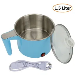 dn brothers Multifunction Cooking Pot Noodle Maker Egg Boiler Vegetable and Rice Cooker Travel Cooker-picture-15