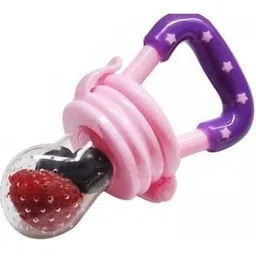 dn brothers Soft Pacifier/Feeder, Teether for Infant Baby Silicone Food/Fruit Nibbler DN06 Soother-picture-30