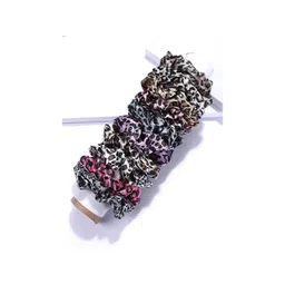 DN Creation Set of 6 Animal Printed Assorted Scrunchies-image-35