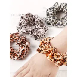 DN Creation Set of 6 Animal Printed Assorted Scrunchies-image-36