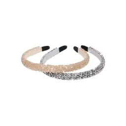 DN ENTERPRISES Women Set of 2 Embellished Ponytail Hairband-picture-33