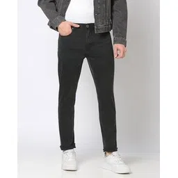 dnmx Men Lightly Washed Straight Jeans-picture-51