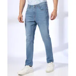 dnmx Men Mid-Wash Slim Fit Jeans-picture-13