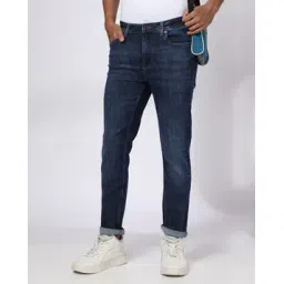 dnmx Men Mid-Wash Slim Fit Jeans-picture-41