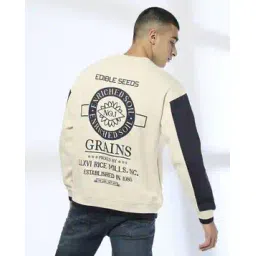 dnmx Men Typographic Print Regular Fit Sweatshirt-picture-34