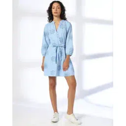 dnmx Women Rubberised Print Relaxed Fit Tunic-picture-37