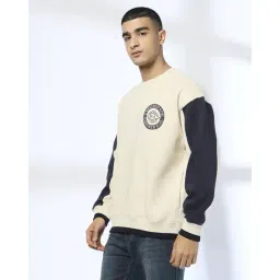 dnmx Men Typographic Print Regular Fit Sweatshirt image 2