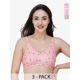 Docare Cotton Abstract Printed Full Coverage Cut and Sew Everyday Bra-picture-11