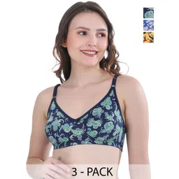 Docare Floral Cotton Bra Full Coverage For Women-picture-20