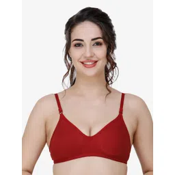 Docare Maroon Non Padded T-shirt Bra-picture-41