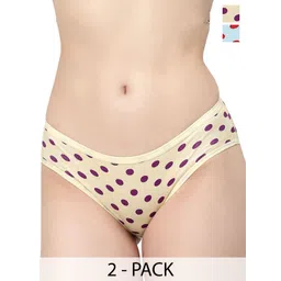 Docare Pack of 2 Printed Bikini Briefs Yummy Panty-picture-37