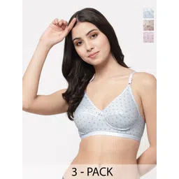 Docare Women Pack of 3 Non-Padded Full Coverage Bra-picture-31