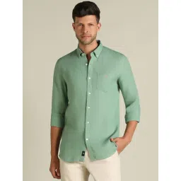 Dockers Green Linen Straight Fit Shirt-picture-23