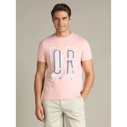 Dockers Pink Straight Fit Printed T-Shirt-picture-46