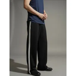 dockstreet Men Striped Relaxed Fit Track Pants-picture-33