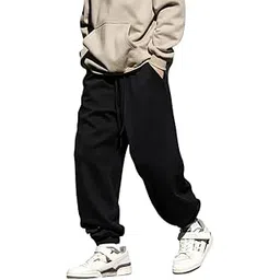 dockstreet Men's Alley Cool Backdoor Series Men's Casual Sweatpants Baggy Jogger Pants ||Drawstring Joggers || 100% Pure Cotton || Breathable Airy for All Seasons-picture-15
