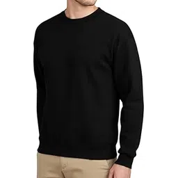 dockstreet Men's Blended 100% Cotton and Fleece Blend Oversized Fit® Baggy Fit Drop Shoulder Cool and Stylish Sweatshirt-picture-55