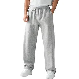 dockstreet Men's/Unisex || Open Bottom || Stretchable || Drawstring Bottom Drawstring Pure Cotton Stretchable Baggy Jogger Pants-picture-35