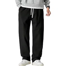 dockstreet Straight fit Casual Leisure Trouser Style Drawstring Lower for Men/Trending Style, Relaxed Casual Pants for Men-picture-42
