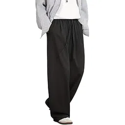 dockstreet Straight Wide fit Long Length Open Bottom Jogger for Men/Trending Multi Pocket Style, Relaxed Casual Pants for Men-picture-11