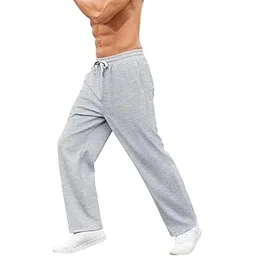 dockstreet Straight Wide fit Long Length Open Bottom Jogger for Men/Trending Multi Pocket Style, Relaxed Casual Pants for Men-picture-22