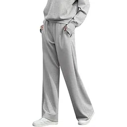 dockstreet Straight Wide fit Long Length Open Bottom Jogger for Women/Trending Multi Pocket Style, Relaxed Casual Pants for Women-picture-42