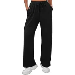 dockstreet Straight Wide fit Long Length Open Bottom Jogger for Women/Trending Multi Pocket Style, Relaxed Casual Pants for Women-picture-52