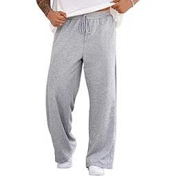 dockstreet Straight Wide fit Long Length Trouser Style Drawstring || OPENBOTTOM|| for Men/Trending Sporty Style, Relaxed Casual Pants for Men-picture-47
