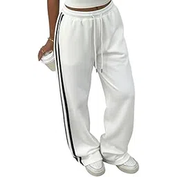 dockstreet Track Pant for Women || Baggy Fit || Track Pants || Full Elastic Jogger Track Pant ||-picture-51