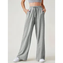 dockstreet Women Solid Grey Track Pants-picture-10
