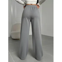 dockstreet Women Solid Grey Track Pants-picture-39