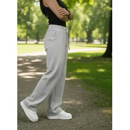 dockstreet Women Solid Grey Track Pants-picture-19