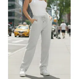 dockstreet Women Solid Grey Track Pants-picture-17