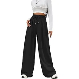 dockstreet Women's/Unisex ONESOPEN Bottom Drawstring Pure Cotton Stretchable Baggy Jogger Pants-picture-43