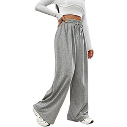 dockstreet Women's/Unisex ONESOPEN Bottom Drawstring Pure Cotton Stretchable Baggy Jogger Pants-picture-23