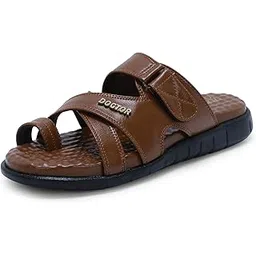 doctor extra soft Care Orthopedic Diabetic Comfortable Dr Sole Footwear Daily Use Casual Wear Stylish Latest Black Cushioned Adjustable Strap Chappal for Men's-Gents-Boy's L-11-picture-15