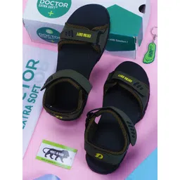 DOCTOR EXTRA SOFT Men Textured Sports Sandals-picture-25