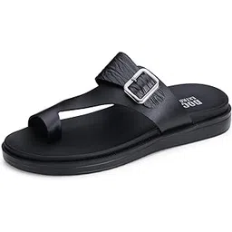 doctor extra soft Men's Classic Casual Original Leather Thong Black/Brown Sandals/Chappals with Memory Foam Cushion| Stylish & Non-Slip|Comfortable | Lightweight |Flip flops Slippers Gents & Boys F-1-picture-29
