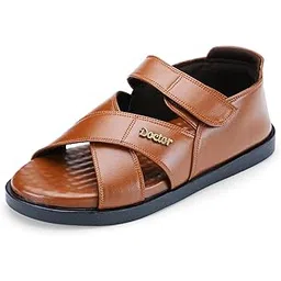 doctor extra soft Orthopedic Diabetic Comfortable Dr Sole Footwear Daily Use Casual Wear Stylish Latest Black Cushioned Adjustable Strap Sandals for Men's-Gents & Boy's L-12-picture-13