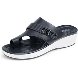 doctor extra soft Women's Fashionable Buckle Sliders/Slippers with Cushion FootBed for Adult | Comfortable & Light Weight| Stylish & Anti-Skid| Waterproof & Everyday Flip Flops for Ladies Girls D-655-picture-26