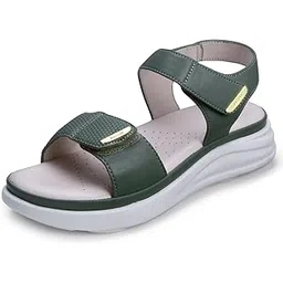 doctor extra soft Women's Ultra Lightweight Sandals with Memory Foam Cushion|Stylish & Comfortable|Casual & Non-Slip|Diabetic & Orthopedic Flip Flops with Adjustable Strap Ladies & Girls New-D-610-picture-39