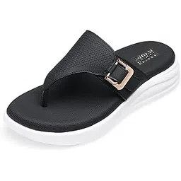 doctor extra soft Women's Ultra Lightweight Slippers/Flip-Flops with Memory Foam Cushion | Stylish & Comfortable | Casual & Fashion| Diabetic & Orthopedic Synthetic Slip-on Sandals Ladies/Girls D-620-picture-55