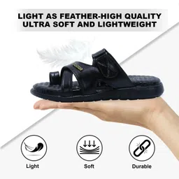 doctor extra soft Men Memory Foam Sandals Ortho Care Orthopedic Diabetic Comfort Doctor Soft Sandal image 5