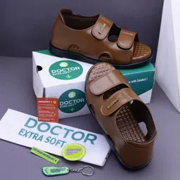 Men Memory Foam Sandals Ortho Care Orthopedic Diabetic Comfort Doctor Soft Sandal-image-44