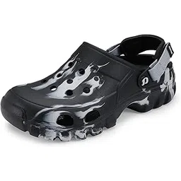 Men's Classic Camo Casual Sports Clogs/Sandals with Adjustable Back Strap for Adult| Comfortable & Lightweight| Stylish & Anti-Skid| Waterproof & Everyday Use Mules Gents Boys D-550-image-15