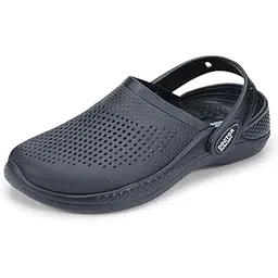 Men's Classic Casual Sports Clogs/Sandals with Adjustable Back Strap for Adult | Comfortable & LightWeight| Stylish & Anti-Skid|Waterproof & Everyday Use Mules for Gents & Boys D-513-image-41