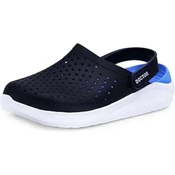 Men's Classic Ultra Soft Clogs/Sandals with Adjustable Back Strap for Adult| Comfortable & Lightweight| Stylish & Anti-Skid|Indoor & Outdoor Waterproof Casual Mules Gents/Boys D-530-image-4