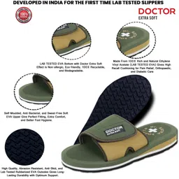 Men's Doctor Extra Soft Ortho Care Orthopaedic and Diabetic Comfort Doctor Slipper, Dr. Slipper, Flip-Flop, Slides and House Slipper for Men's and Boy's Slides Men Slides-picture-10
