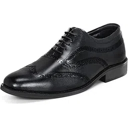 Mens Genuine Leather Memory Foam Lace Up/Derby Uniform Dress Shoe| Oxford,Meetings,Office,Black,Formal,Occasions,Wedding,Parties,Casual| Comfort,Stylish,Lightweight Gents/Boys D-803-image-23